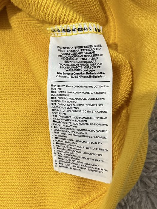 Nike r. L zolta meska bluza oversize