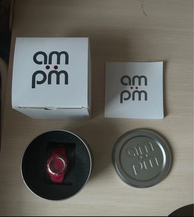 Zegarek różowy damski am pm