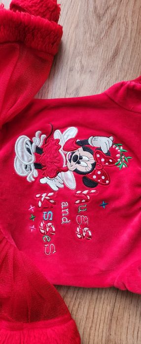 Body ze skrzydłami minnie mouse 12-18 m-c + grająca