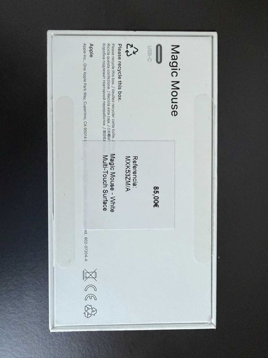 Apple Magic Mouse Multi-Touch Surface