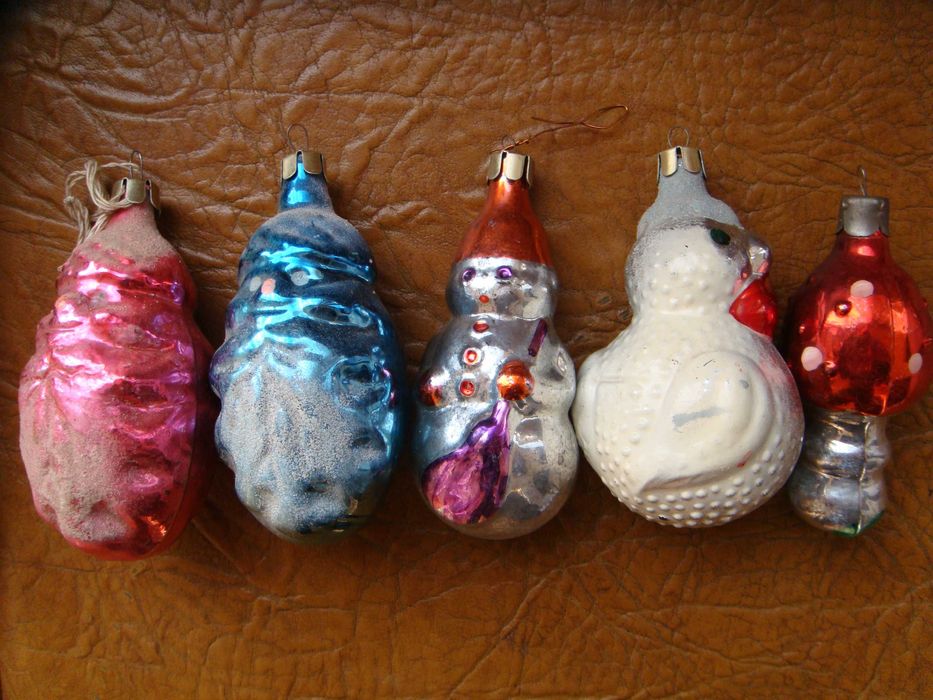 Ёлочные игрушки СССР.