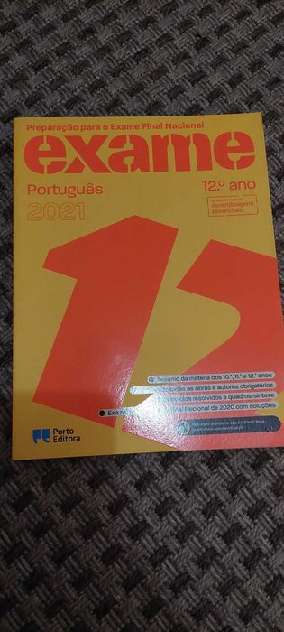Livro de preparação para o Exame Final Nacional Português 2021 (Porto Editora)