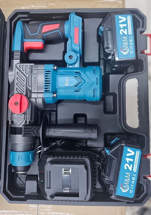Martelo demolidor a bateria compativel makita motor brushless