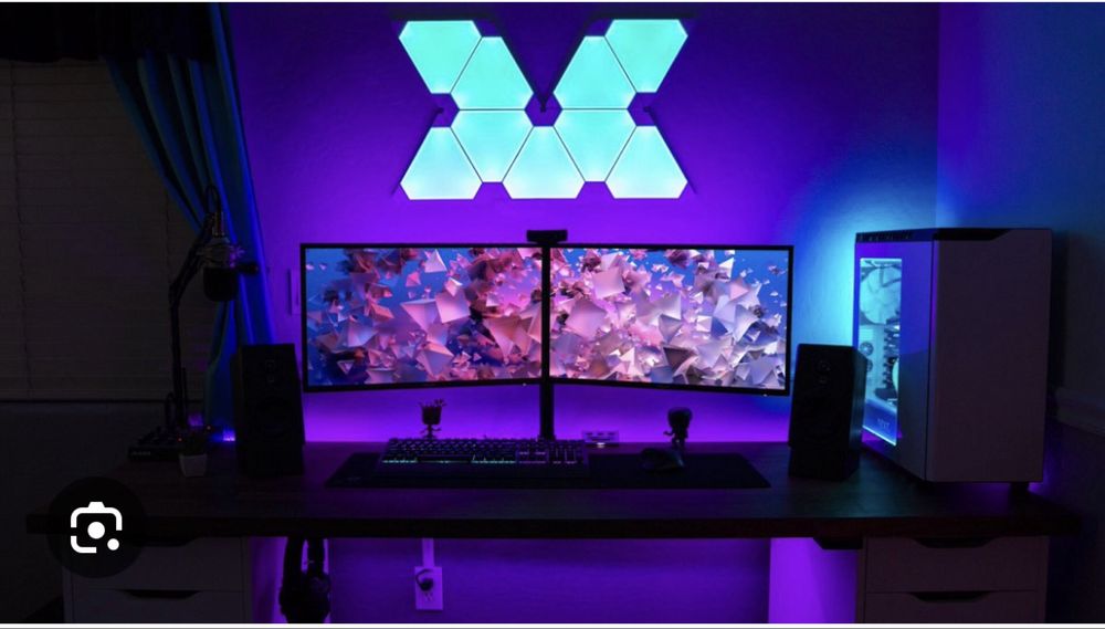 Nanoleaf 9 shapes triangles starter kit + audio module