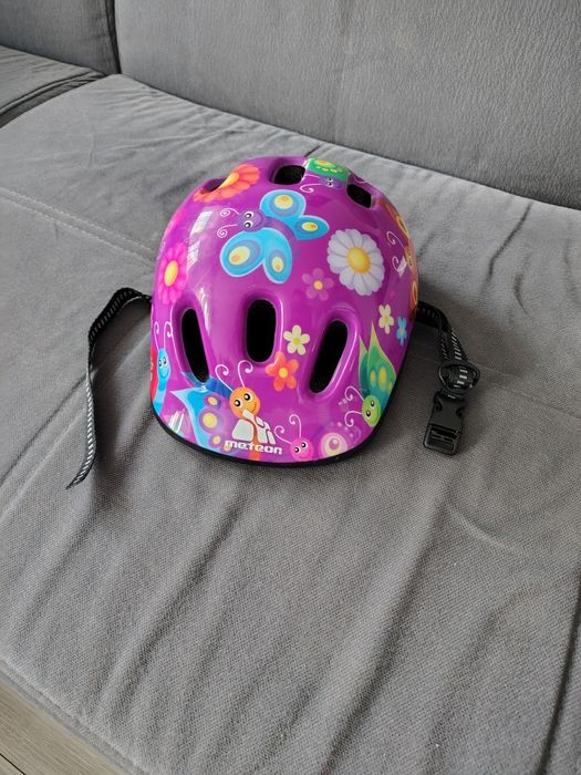 Kask rowerowy dla dziewczynki