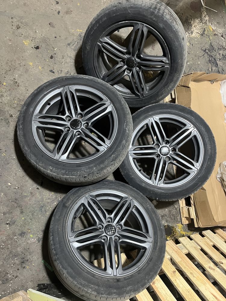 Диски R17 с резиной Ауди шкода Volkswagen черные: 450 $ - Колеса в ...