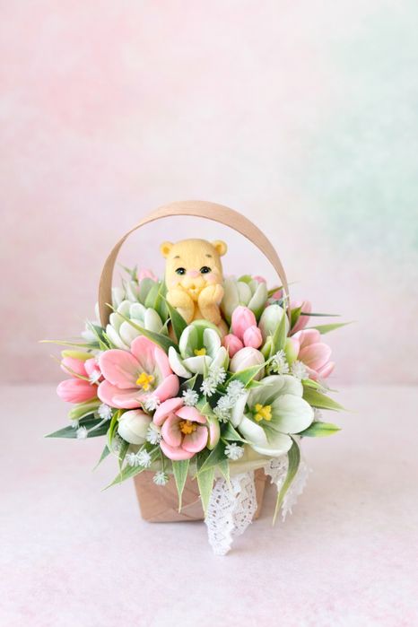 Букети з мила. Квіти з мила