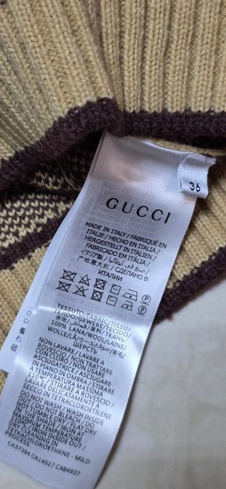 Sweter Gucci pacha 49cm wełna
