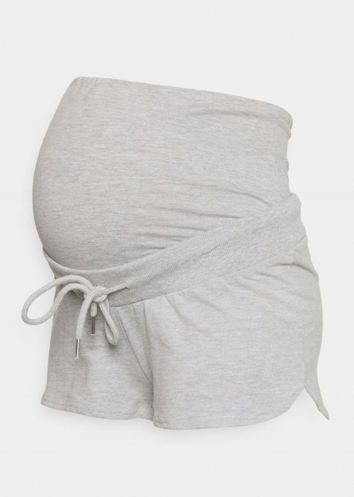 Spodenki ciążowe M NOWE szare krótkie szorty spodnie 38 maternity