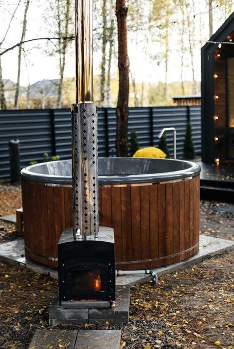 ЧАН на дровах. Вуличне джакузі.