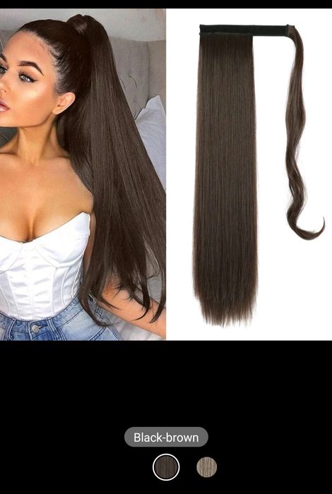 Sprzedam kucyk długi czarny