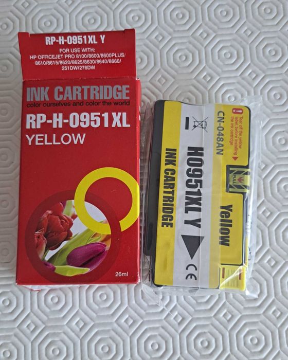 Tinteiros Compatível HP 951XL cian, yellow, black