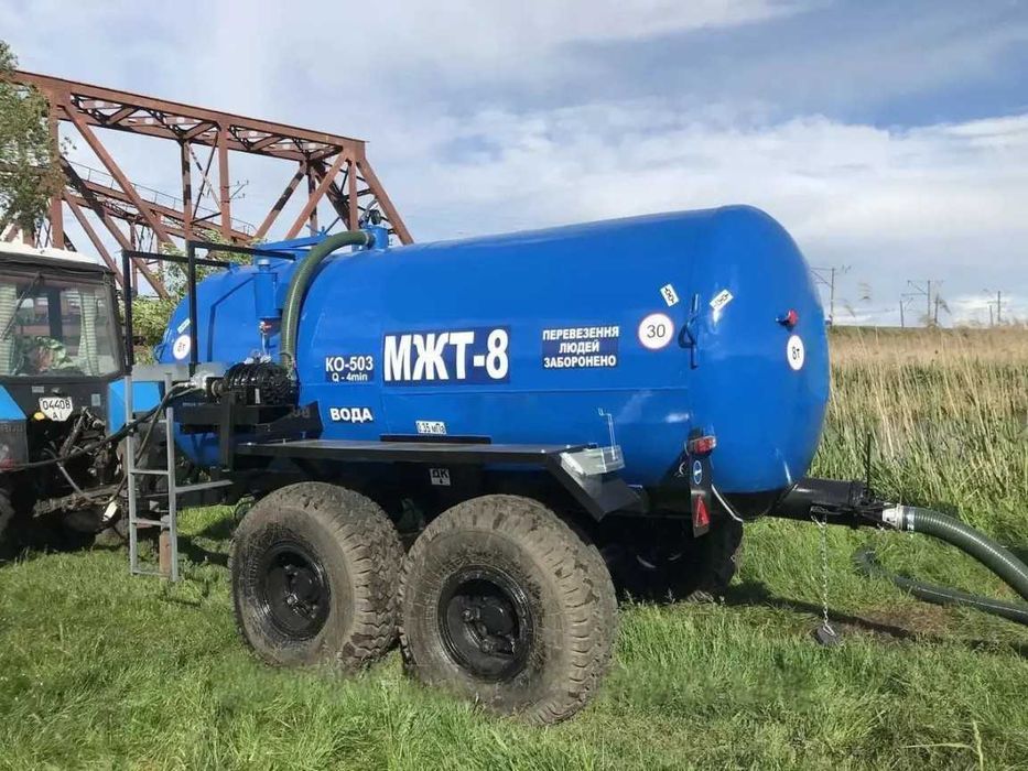 Бочка-цистерна (асенізатор вакуумний) МЖТ-8