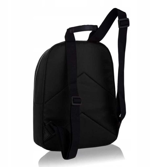 BETLEWSKI miękki plecak damski czarny sportowy pakowny regulowany A4