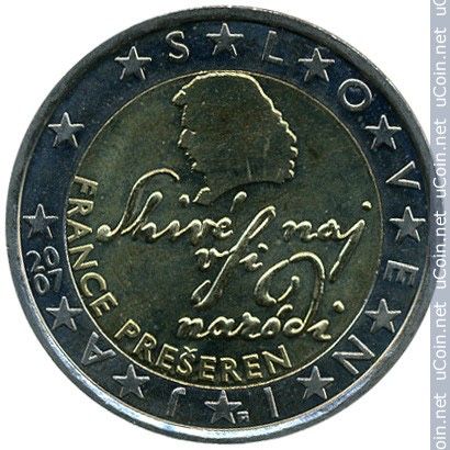 Moeda de 2€ "Shivé naj vsi naródi"