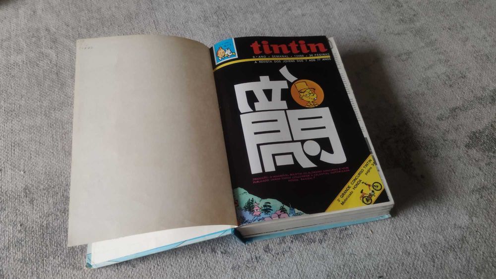 Livro de Revistas Tintin vintage