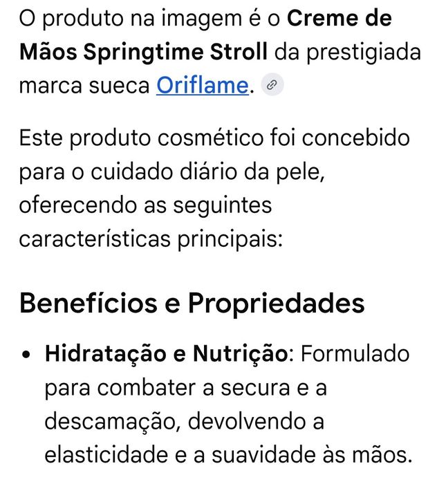 Creme de Mãos Springtime Stroll 75ml ORIFLAME