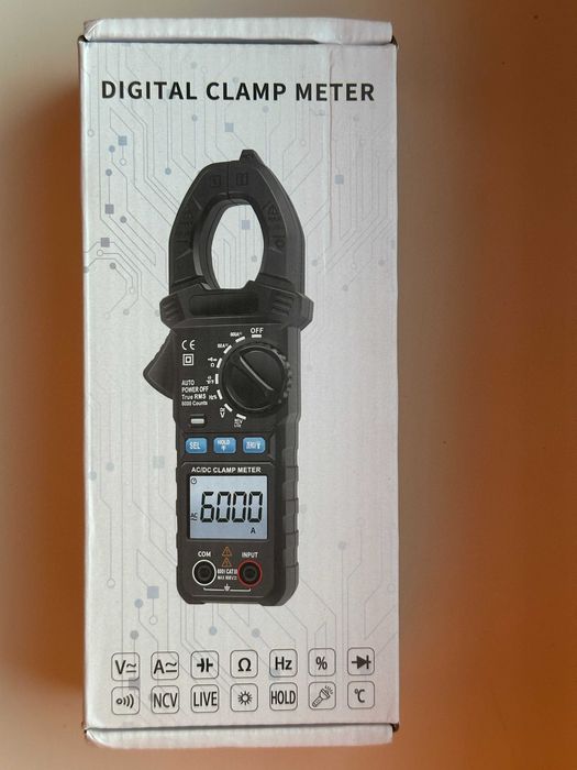 Цифровий мультиметр SNAKOL SK-203 струмові кліщі AC/DC 600A