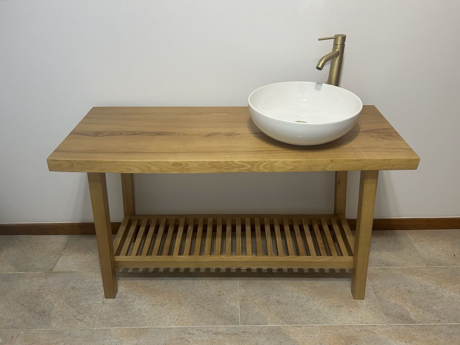 Movel + lavatório para casa de banho (120x45x75 cm)