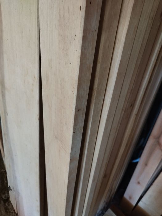 Deski olcha, heblowane, zaokrąglone, szlifowane, 12cm x 3.5cm 2m