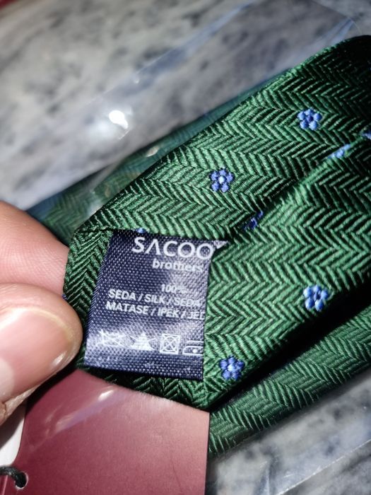 Gravata sacoor 100%seda