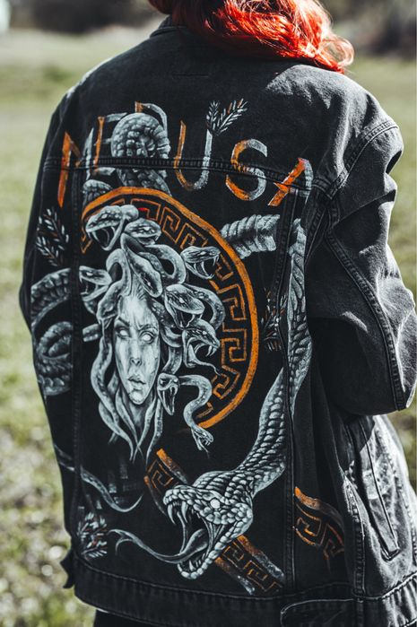 Custom kurtka jeansowa