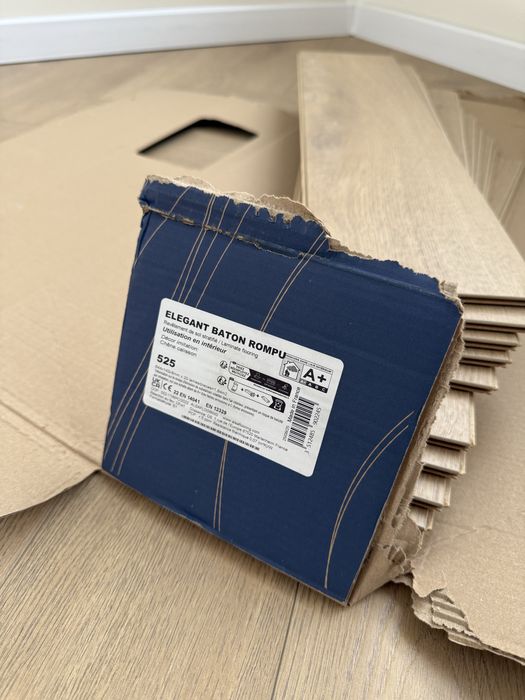 Залишок ламінату Alsafloor Baton Rompu 525 Herringbone Дуб Каліссон