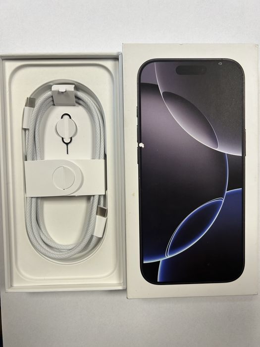 Telefon iPhone 16 Pro 1TB  jak Nowy Black gwarancja TomTel Rzeszów
