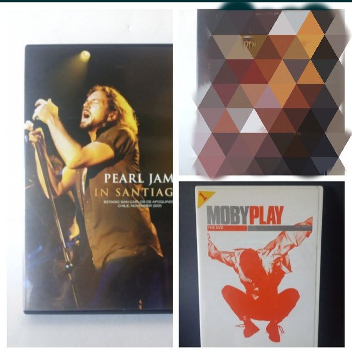 Pearl Jam - Moby - DVD's musicais