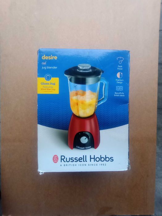 BLENDER Kielichowy Szklany RUSSELL HOBBS 850W Gwarancja  Nowy