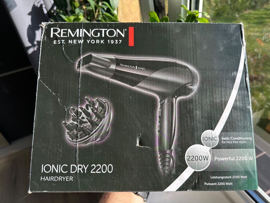 Remington suszarka do włosów z jonizacją czarna