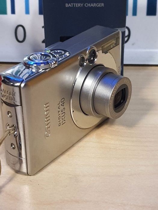 Aparat cyfrowy CANON IXUS 40 japan z kartą i ładowarką sprawny