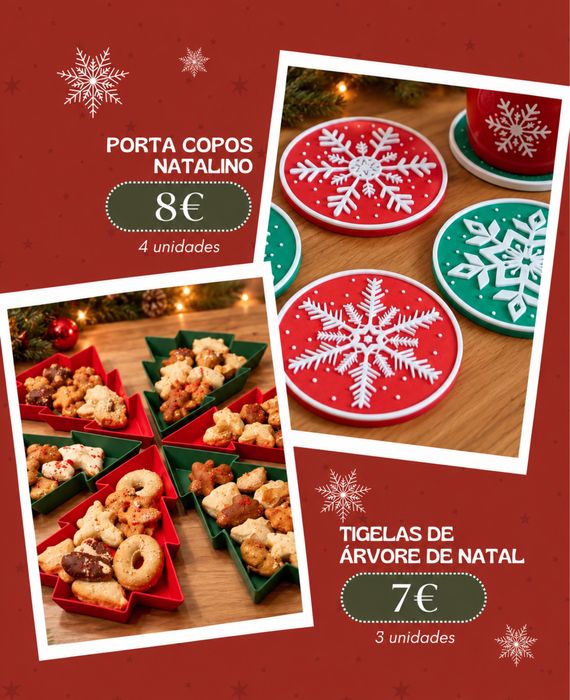 Enfeites Natal 3d