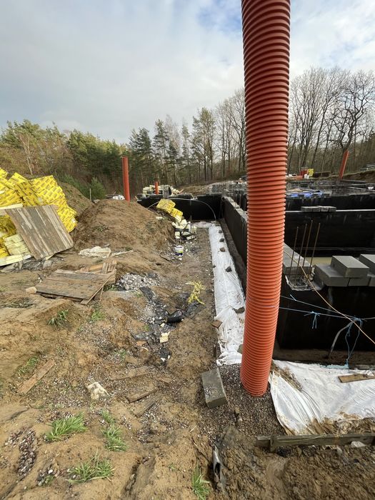 Drenaż Odwodnienia Zakładanie trawników Nawadnianie Utwardzenie terenu