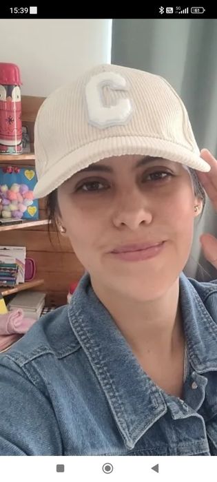 Hit czapka  Celina dżokejka bejsbolówka sztruks jesień czarna Unisex