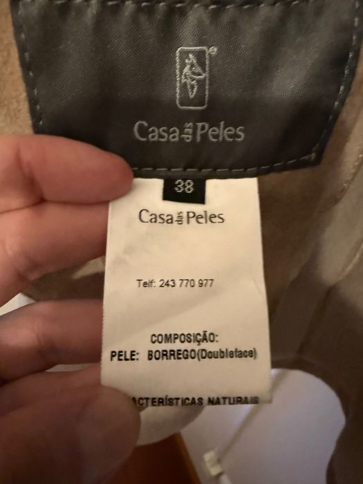 Casaco feminino em pele de pêlo comprido de Inverno (artigo de luxo)