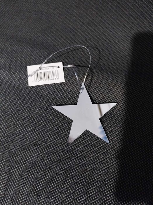 Estrela decorativa, efeito espelhado, natalicio