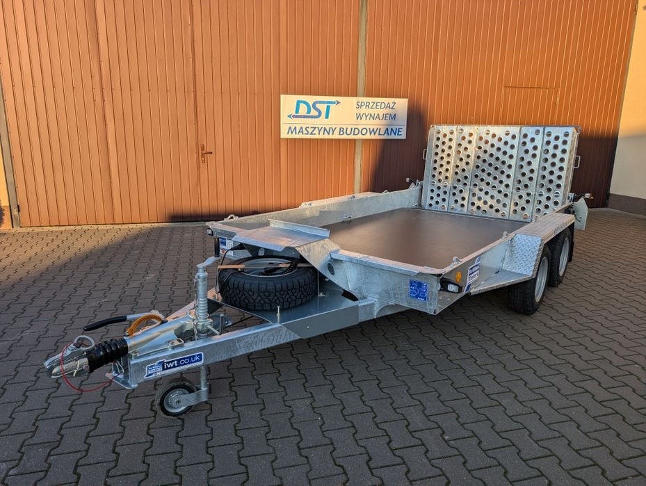 Wynajem przyczep przyczepki pod koparkę, walec, podnośnik