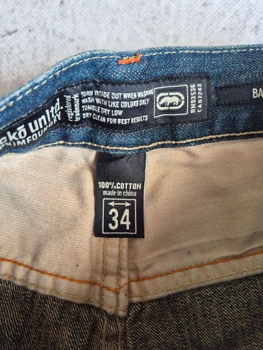 Ecko unltd spodnie jortsy szorty Famous L rap swag avant garde