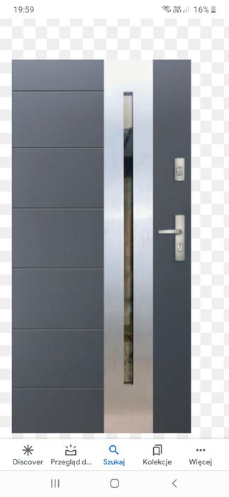 Drzwi z montażem drewniane metalowe do bloku akustyczne Od RĘKI