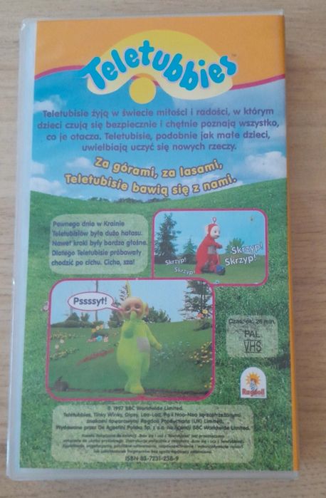VHS Baw sie i ucz z Teletubbies cicho sza