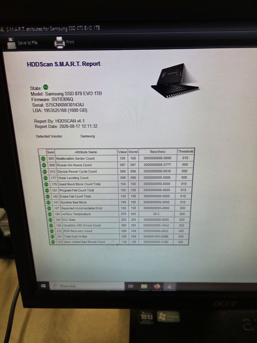 Dysk SSD 2,5" SATA Samsung EVO 870 1TB