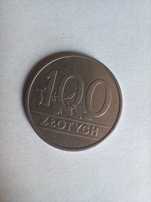 Moneta polska PRL obiegowa 100 zł złotych 1990 rok