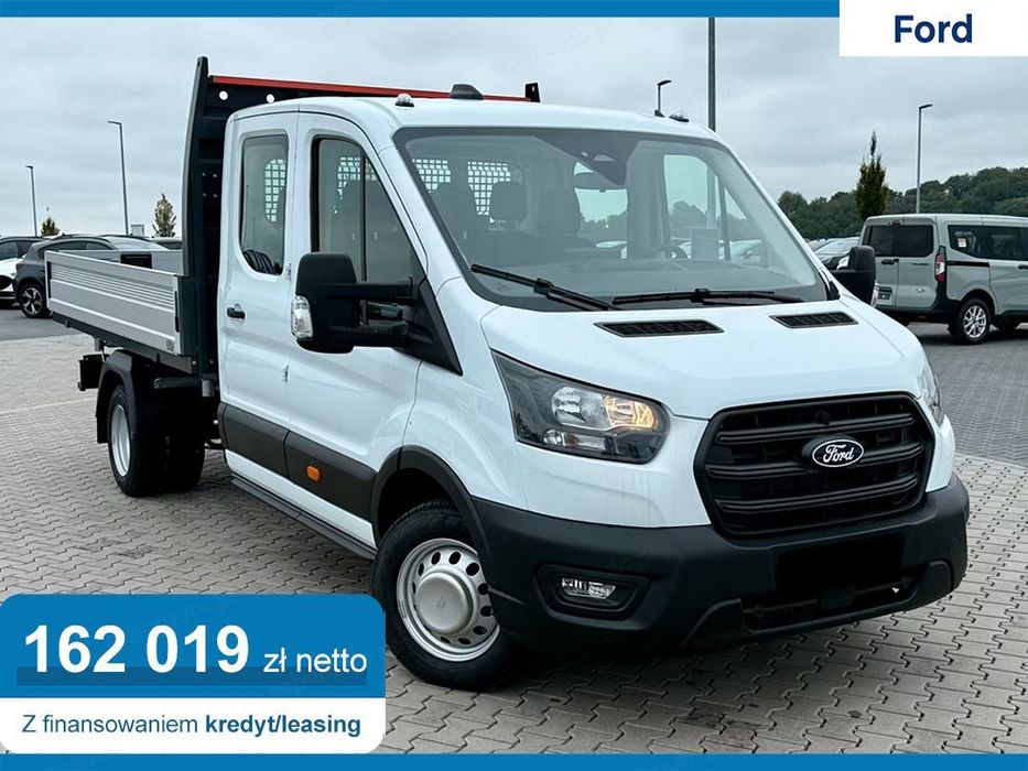 Ford Transit L4 Zabudowa Brygadowa + Wywrotka 350 RWD DBL 2.0 165KM  Hak !! Długie lusterka !! Bliźniak !!