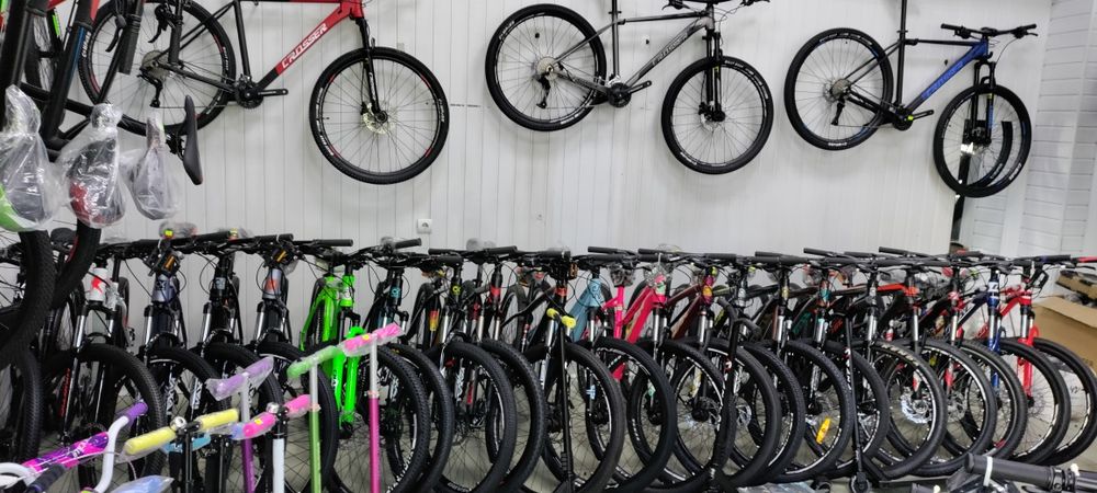 Велосипеды 24"26"27.5"29" колёса, рамы алюминиевые стальные