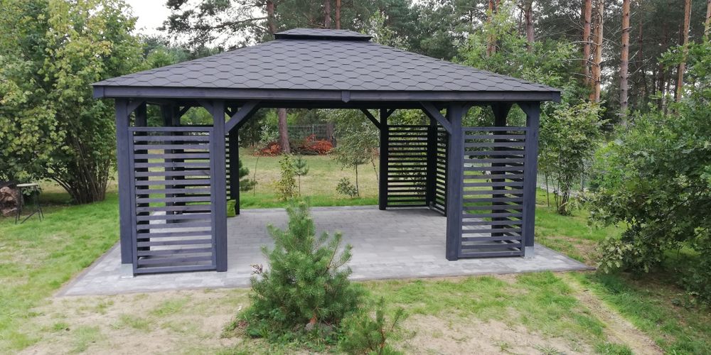 Altanka  5x4m Altana ogrodowa drewutnia domek