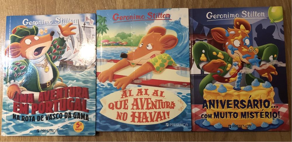 Livros da coleção Geronimo Stilton