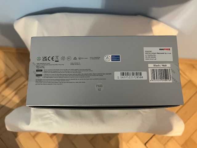 Słuchawki bezprzewodowe Edifier W820NB Plus Nauszne Bluetooth Czarny