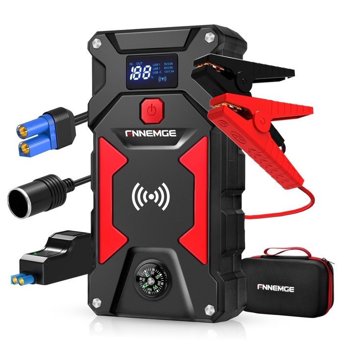 FNNEMGE Car Jump Starter (arrancador de bateria portátil)