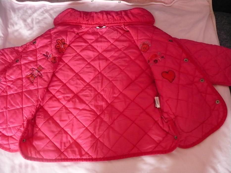 Стеганая куртка United Colors of Benetton на девочку 4-5 лет